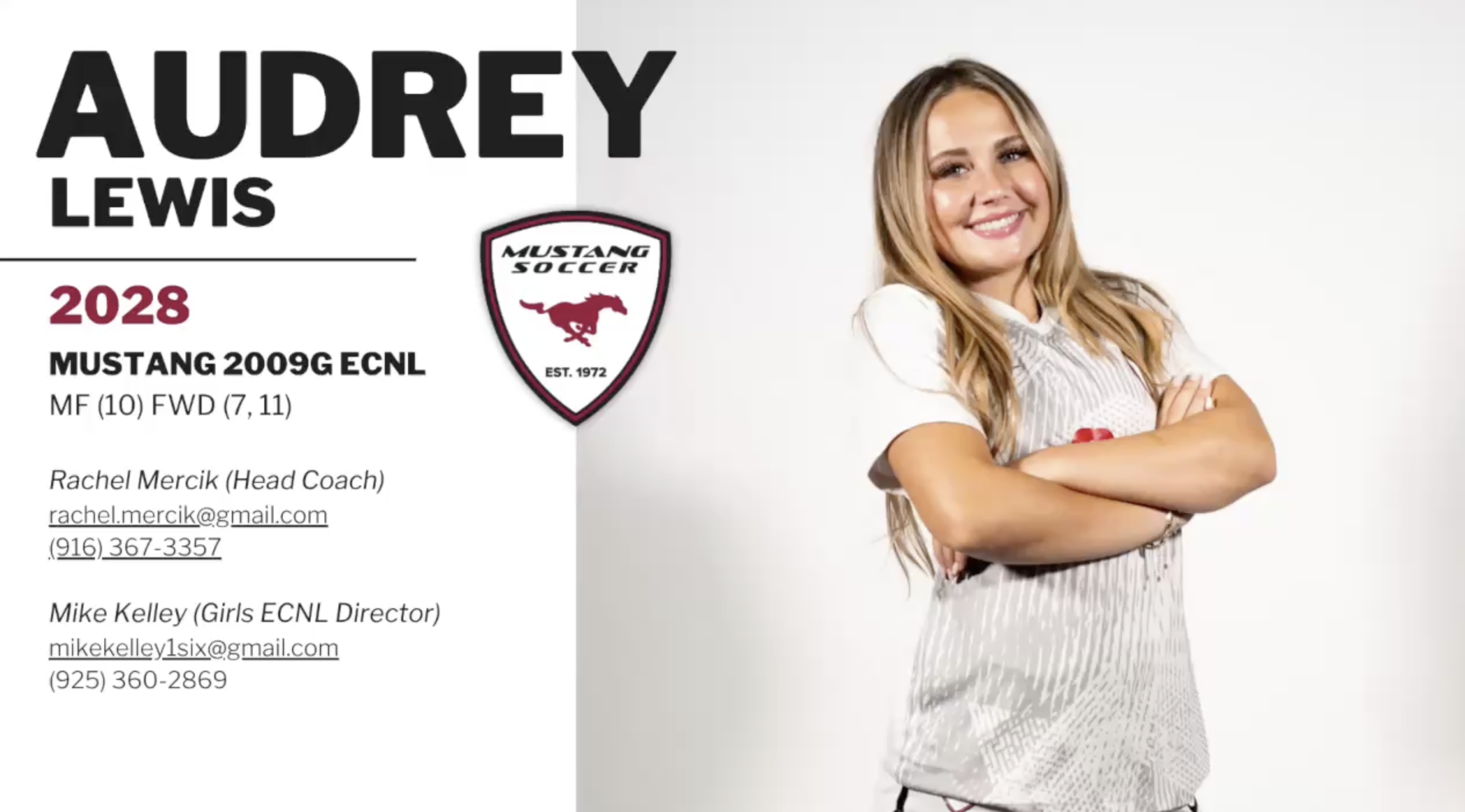 Audrey Lewis 2025 Midseason Highlights - Mustang 2009G